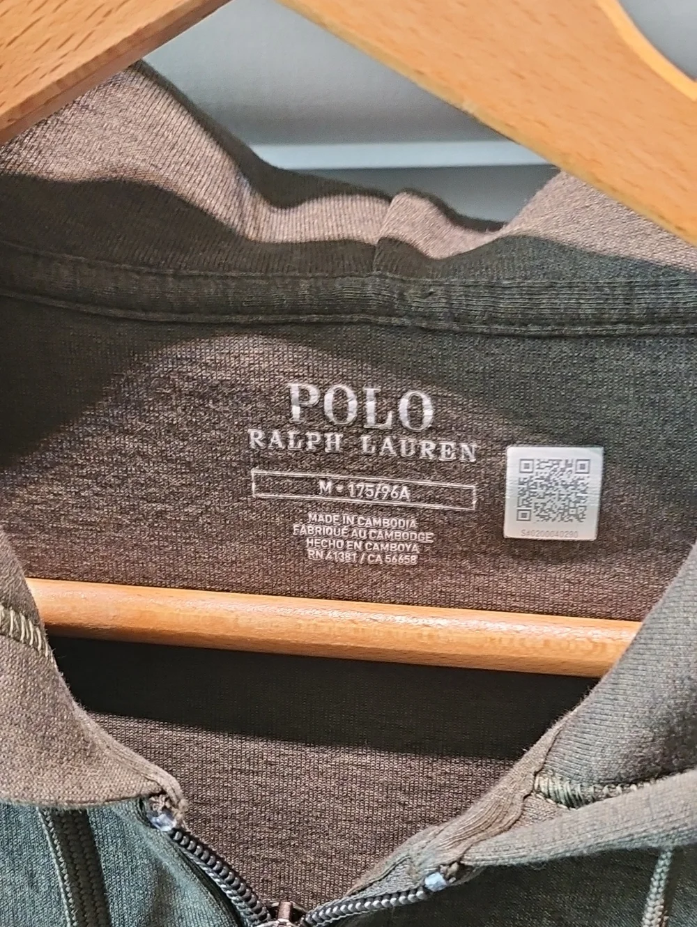 Polo Ralph Lauren Front Zipper Hoodie Size Medium